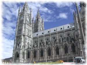 Quito's Basilica Voto National