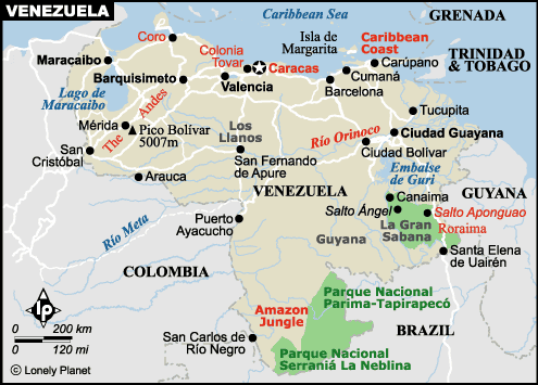 Venezuela map